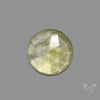 Rose Cut Black Tourmalinated Prehnite