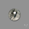 Rose Cut Black Tourmalinated Prehnite