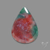Red Green Moss Agate Cabochon