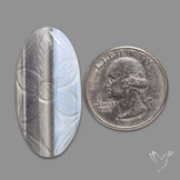 Owyhee Blue Opal Mughal Carving