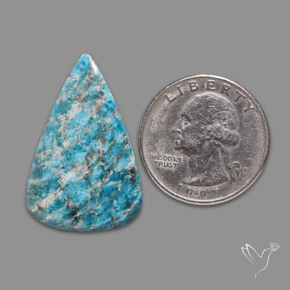 Sky Blue Apatite Cabochon