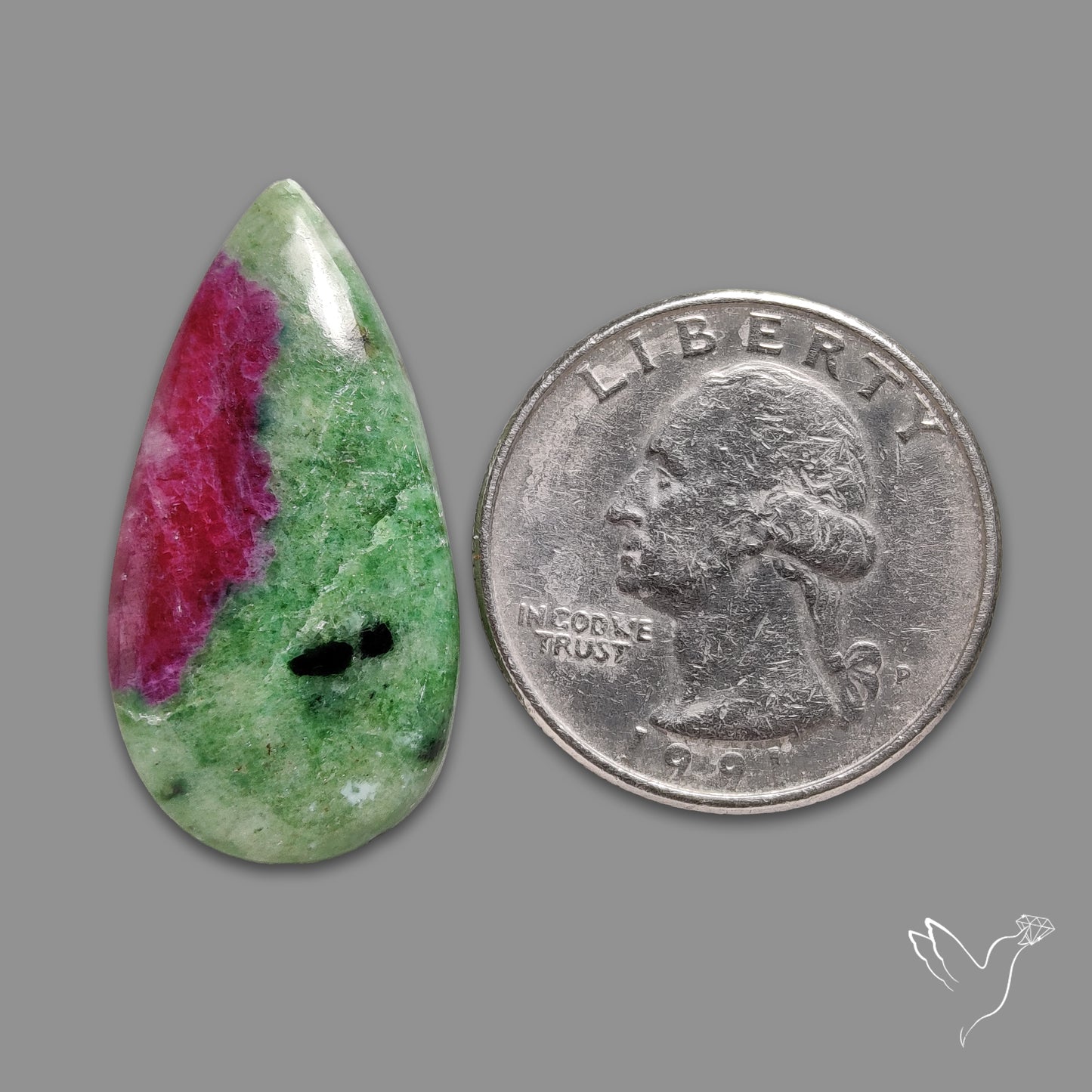 Ruby In Zoisite Cabochon