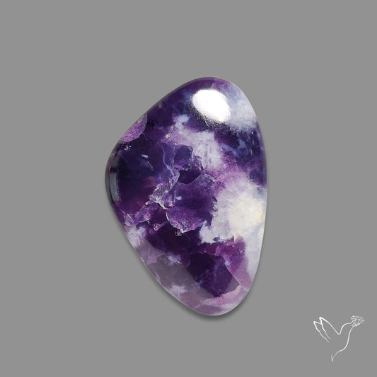 Rare Blue John Fluorite Cabochon