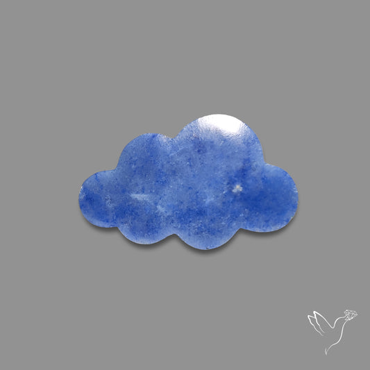 Blue Opal Cloud Carving