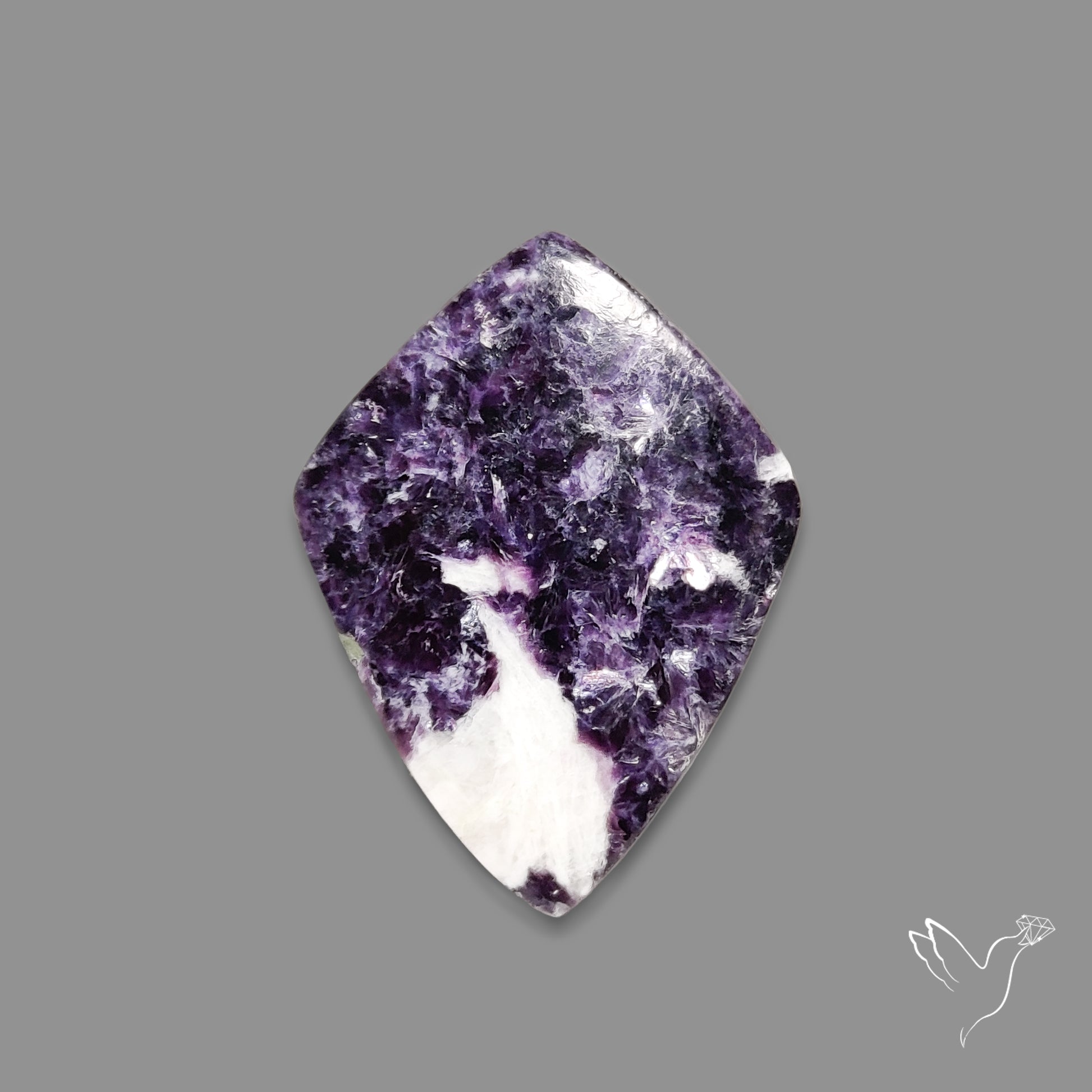 Purple Lepidolite Cabochon