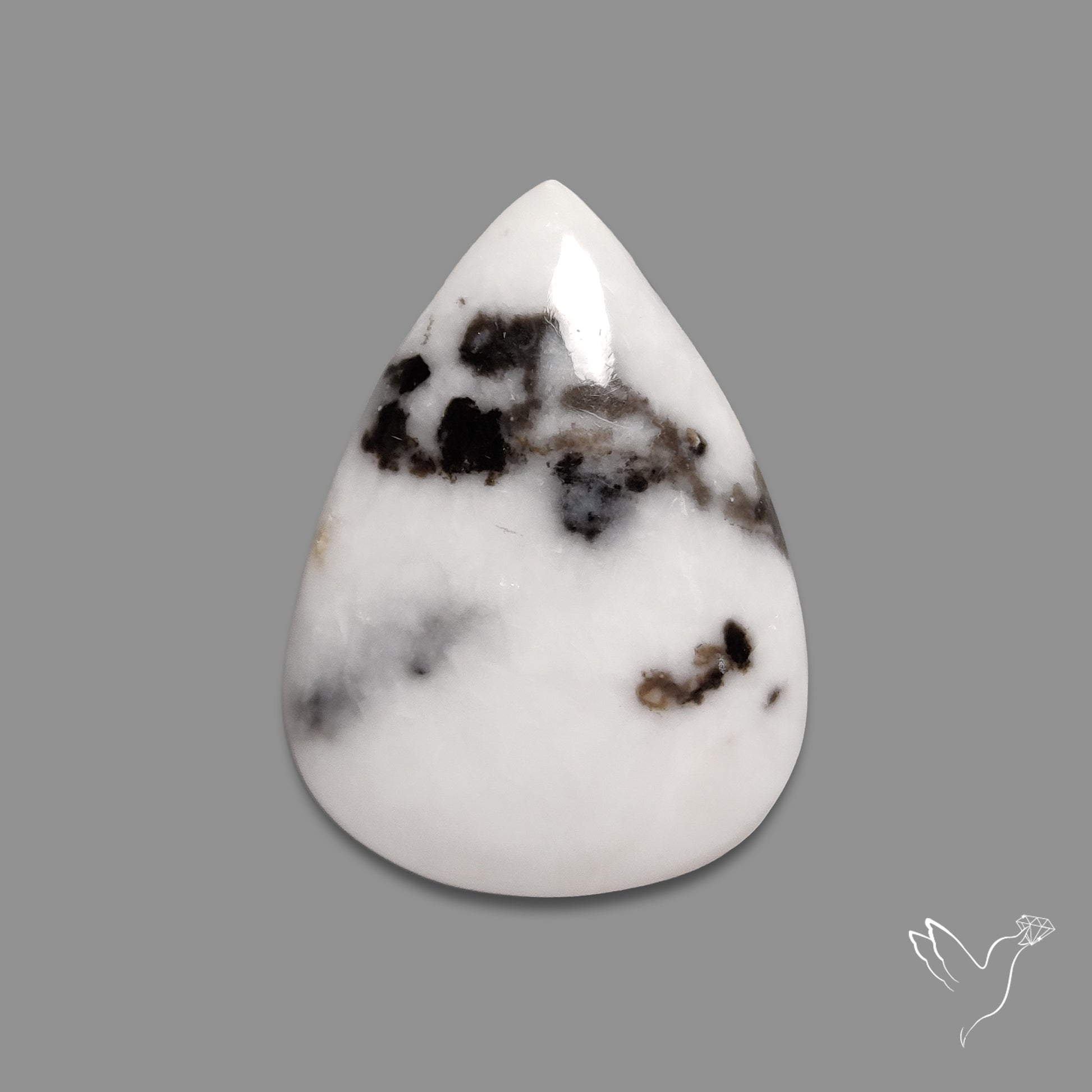 White Buffalo Turquoise Cabochon
