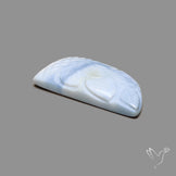 Owyhee Blue Opal Mughal Carving
