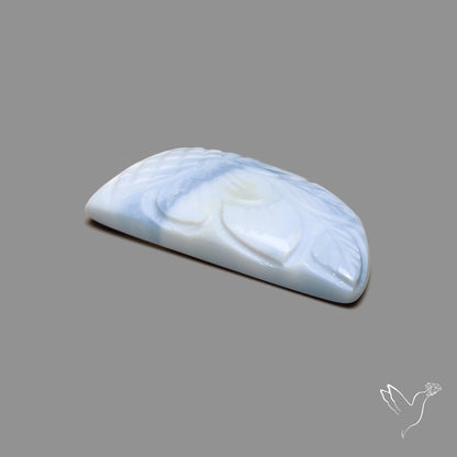 Owyhee Blue Opal Mughal Carving