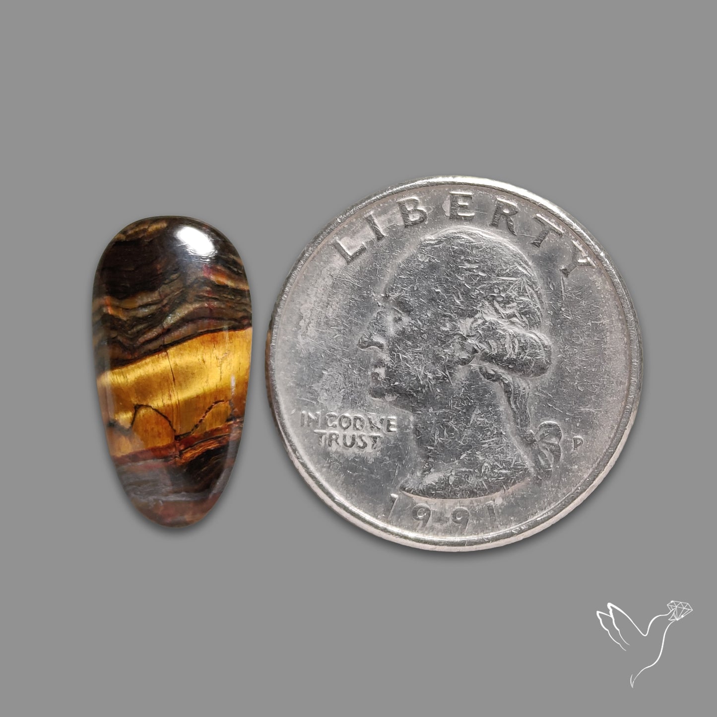 Iron Tiger Eye Cabochon