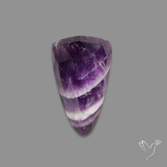 Rose Cut Chevron Amethyst