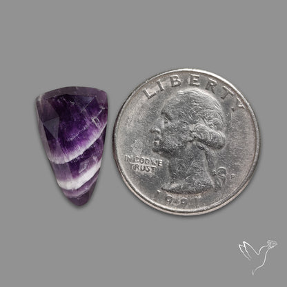 Rose Cut Chevron Amethyst