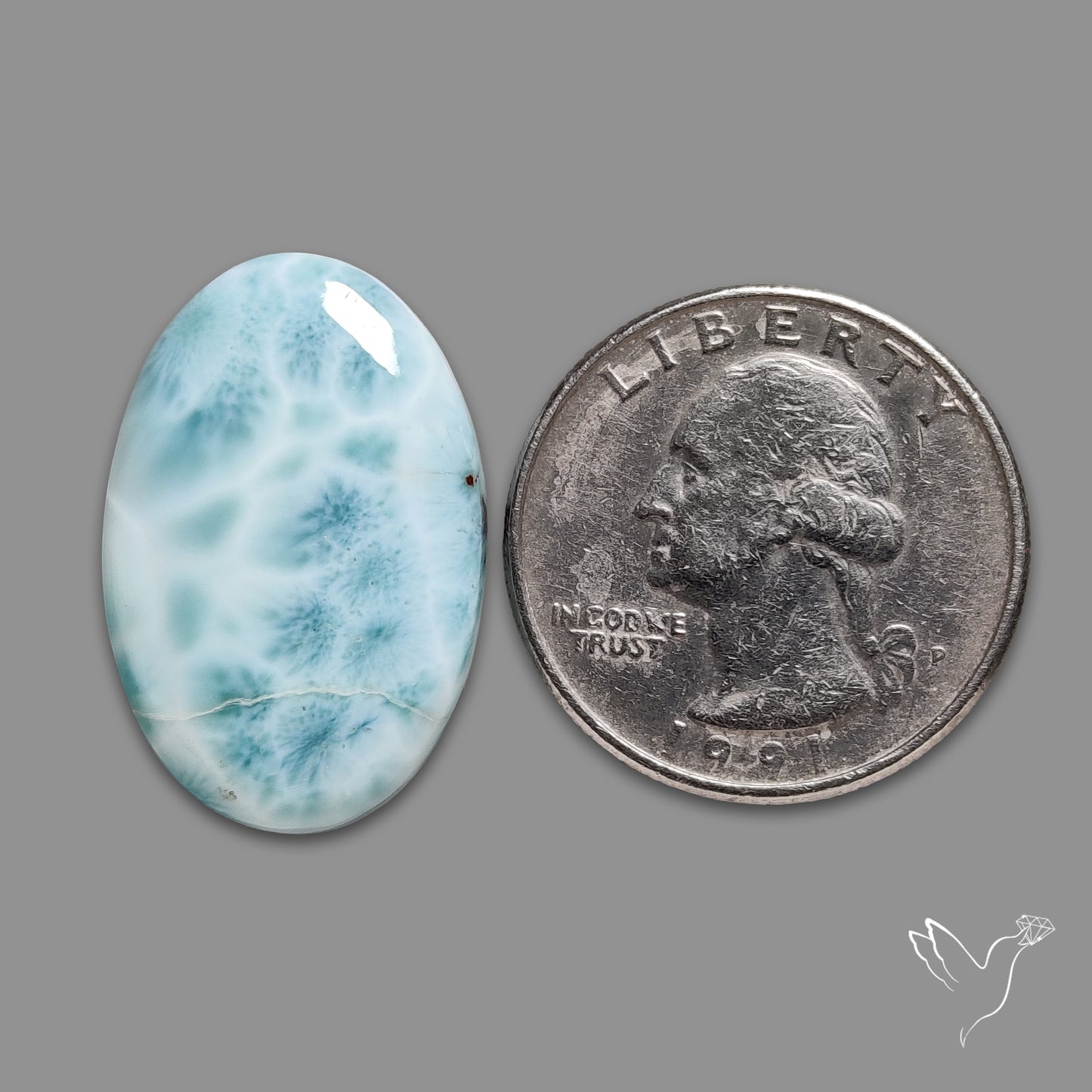 Larimar Cabochon