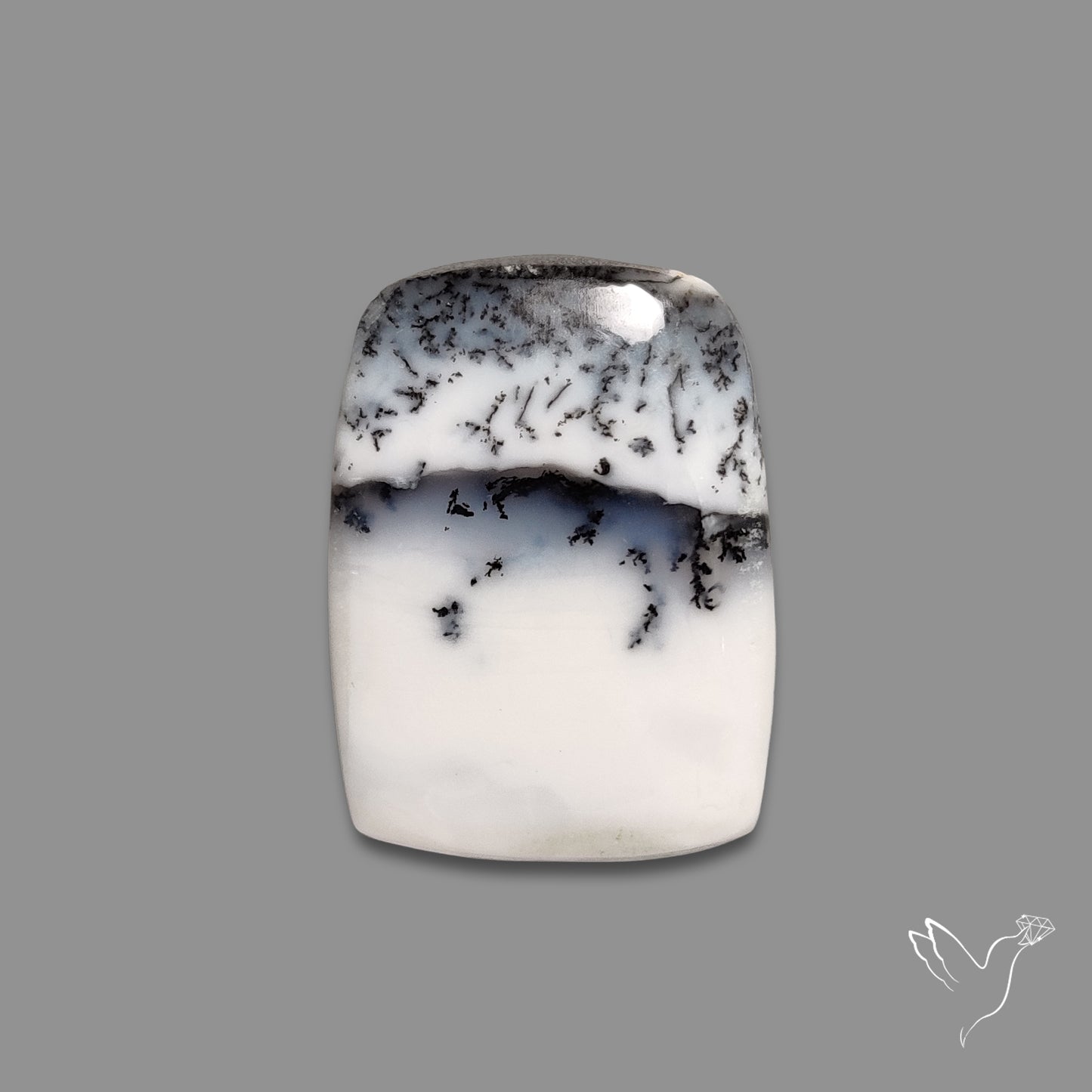 Dendritic Opal Cabochon