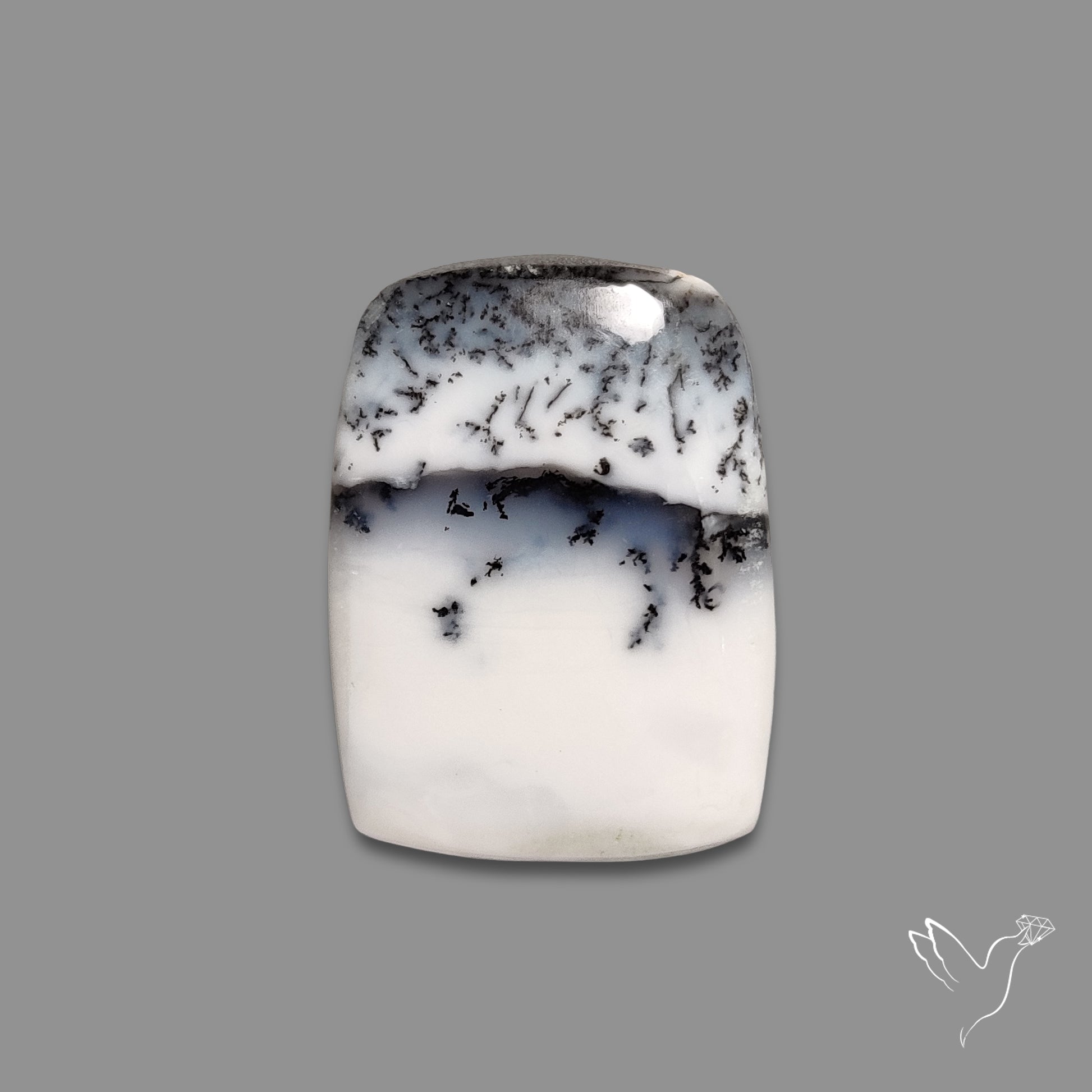 Dendritic Opal Cabochon