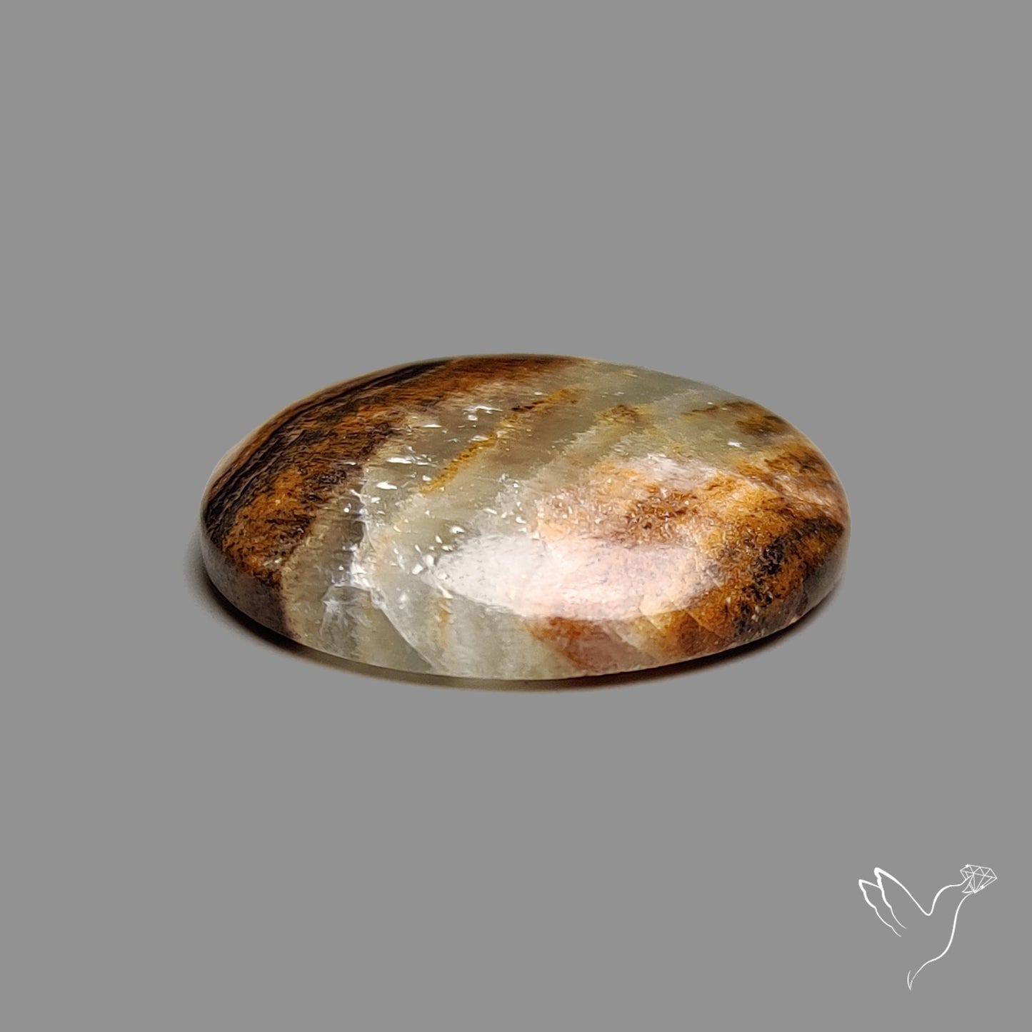 Lemurian Calcite Cabochon