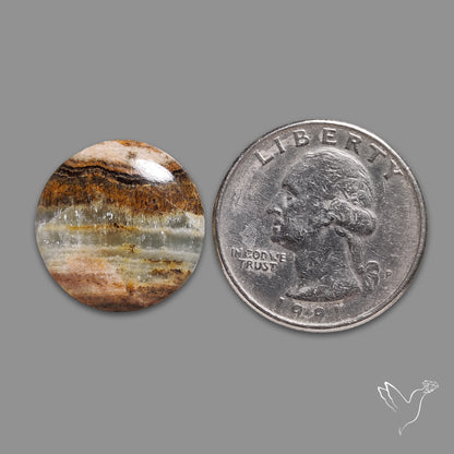 Lemurian Calcite Cabochon