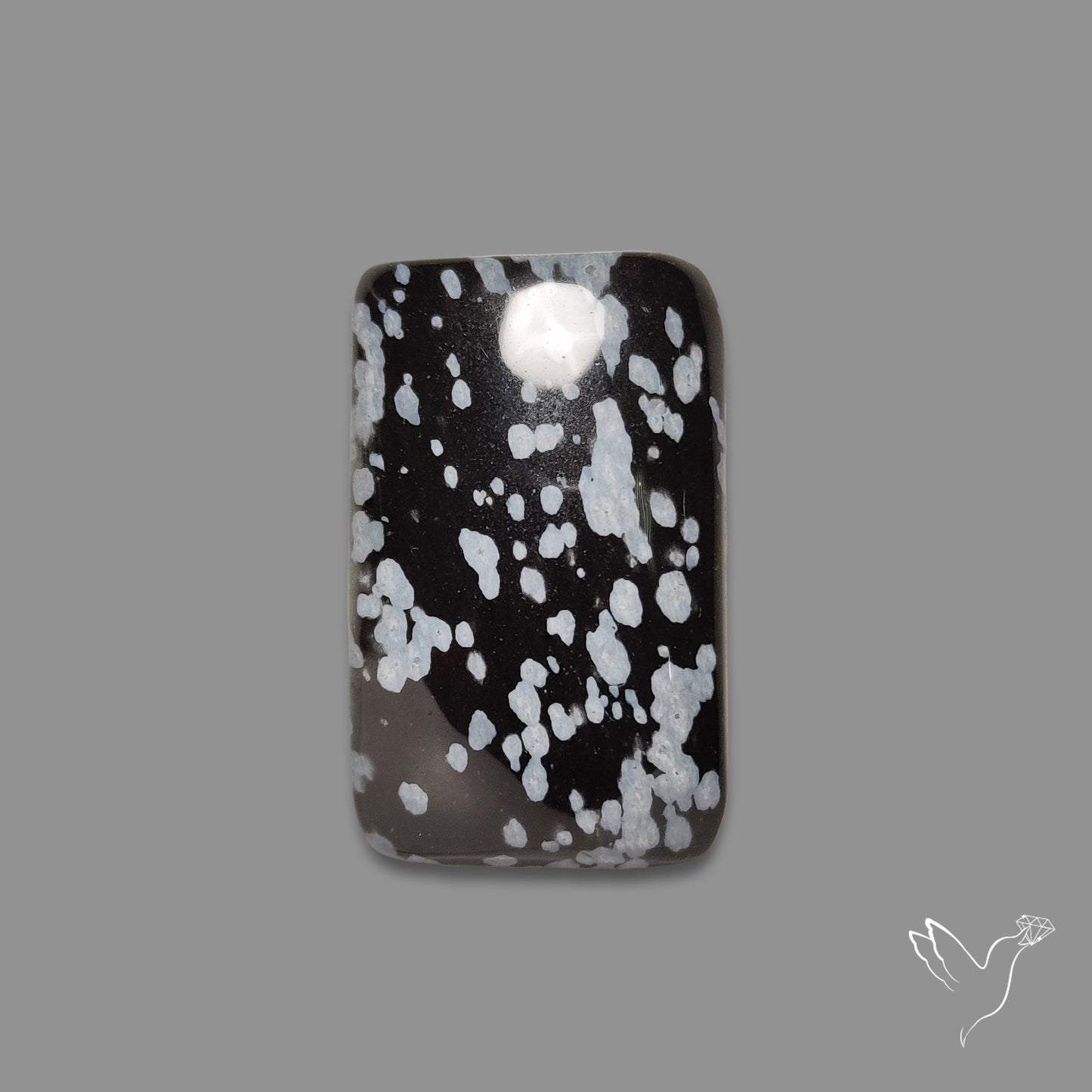 Snowflake Obsidian Cabochon