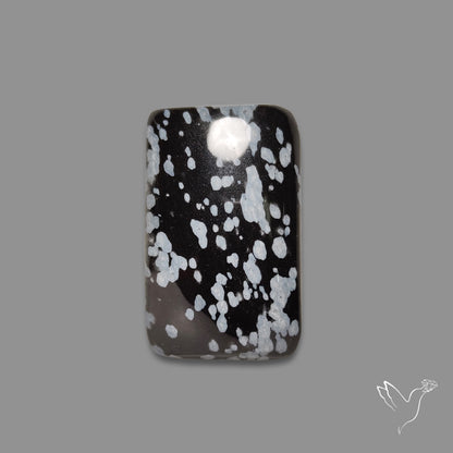 Snowflake Obsidian Cabochon