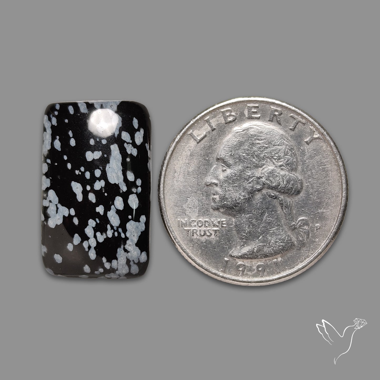 Snowflake Obsidian Cabochon