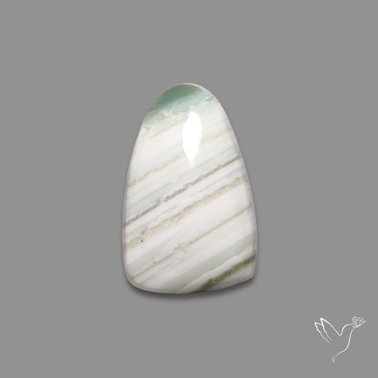 Saturn Chalcedony Cabochon