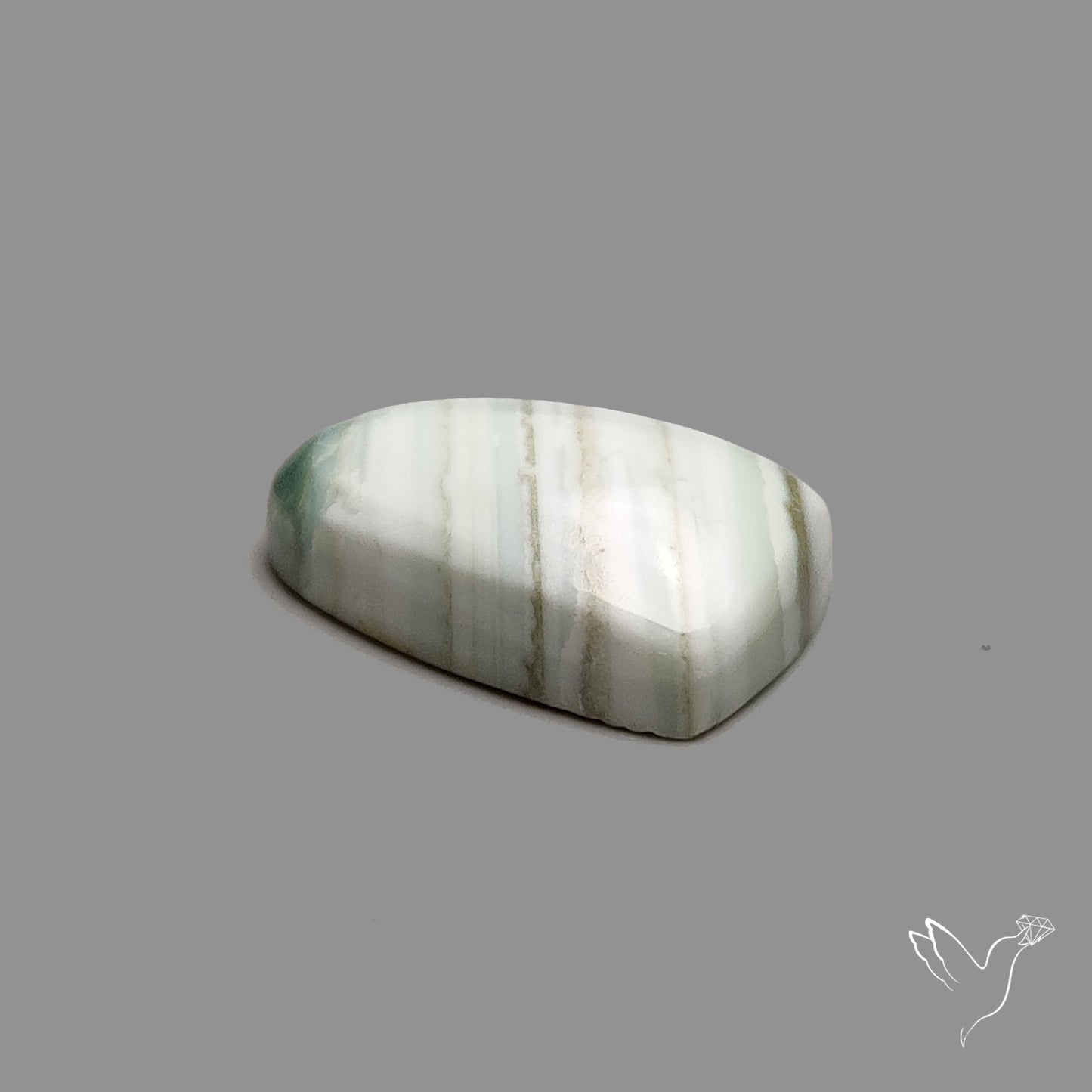 Saturn Chalcedony Cabochon