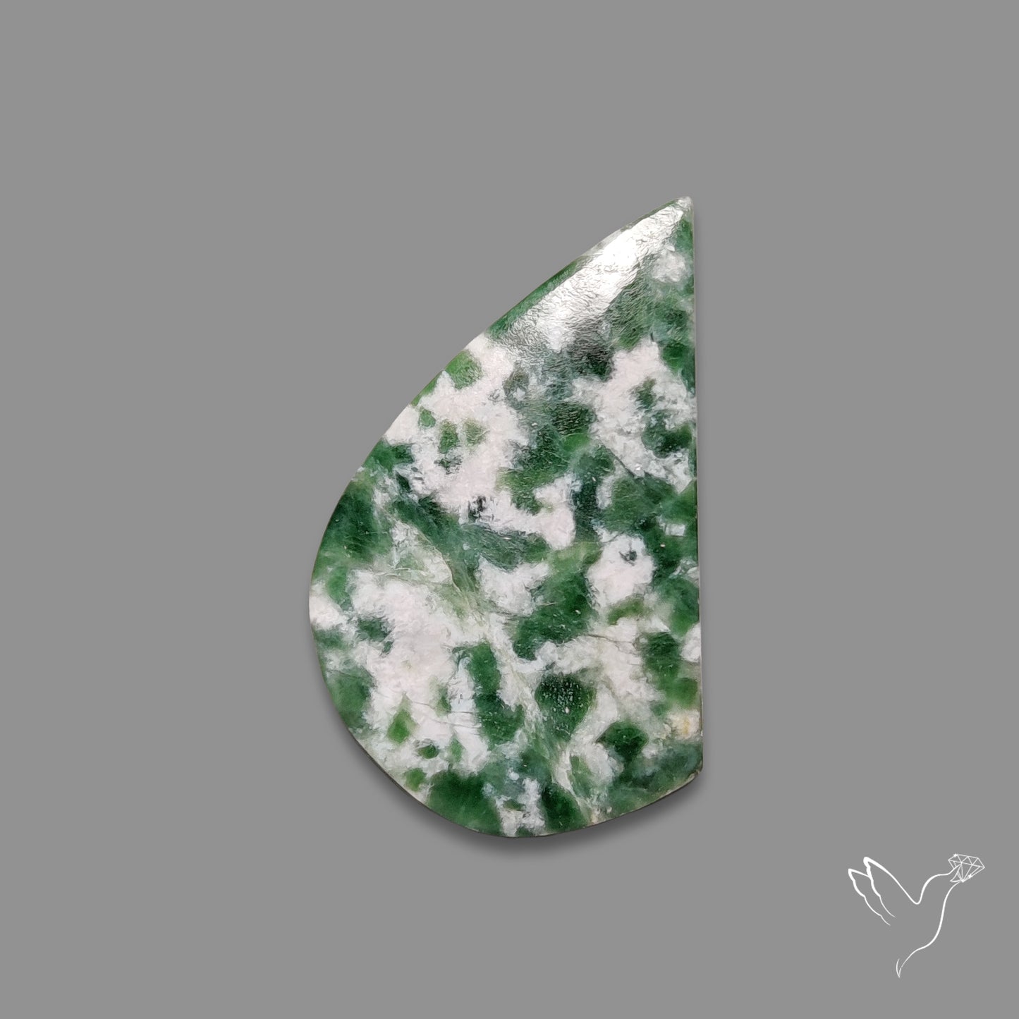 Chrome Diopside In Quartz
