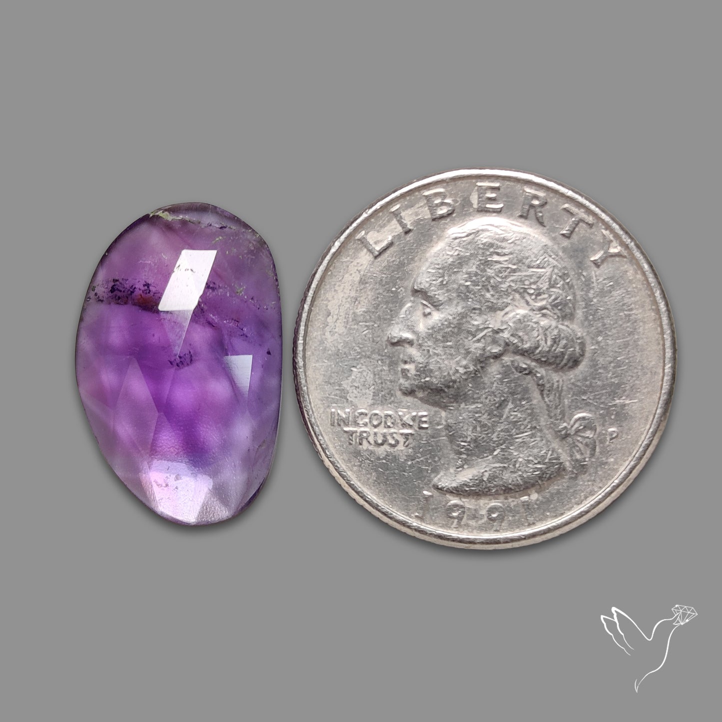 Rose Cut Amethyst