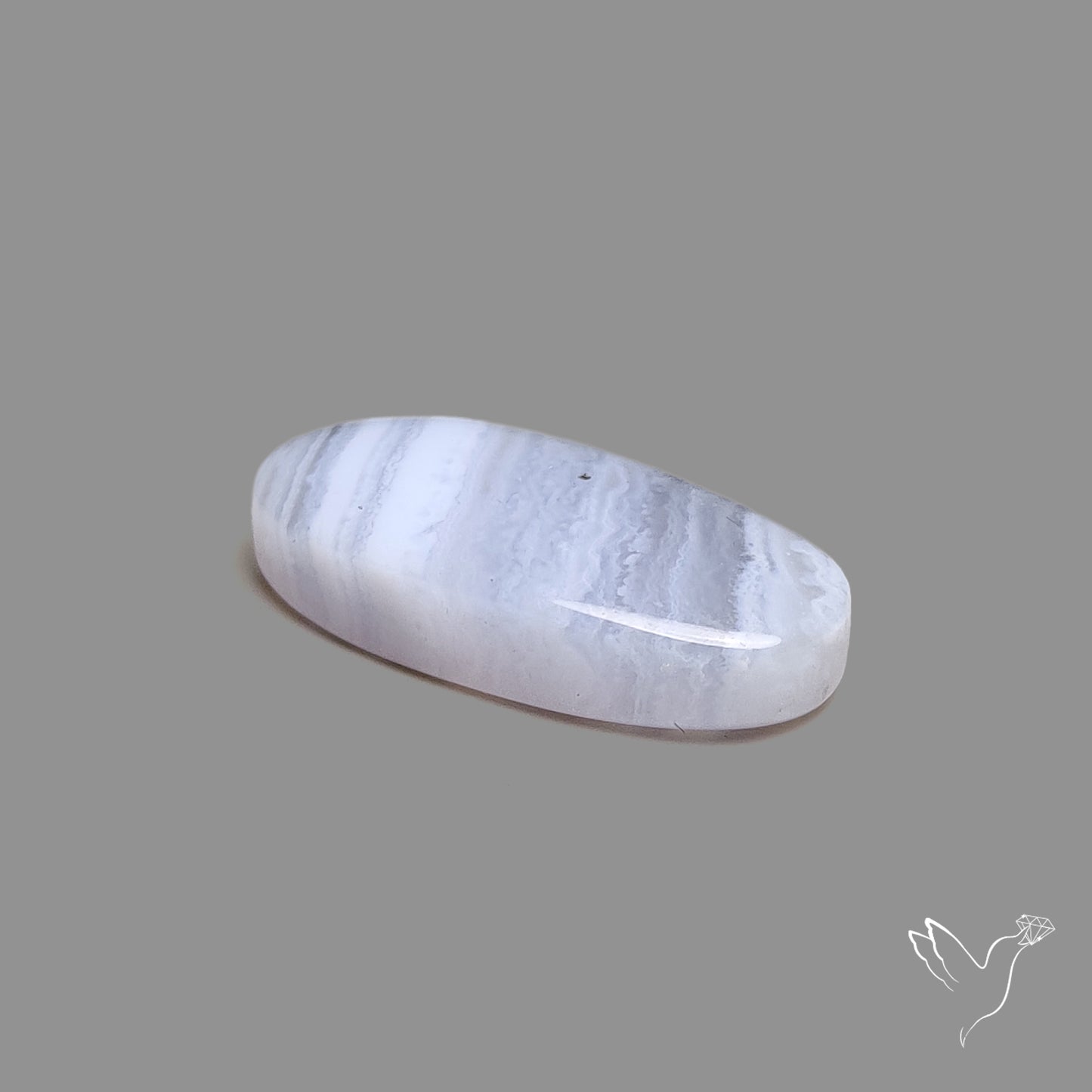 Blue Lace Agate Cabochon