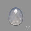 Rose Cut Blue Chalcedony