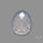 Rose Cut Blue Chalcedony