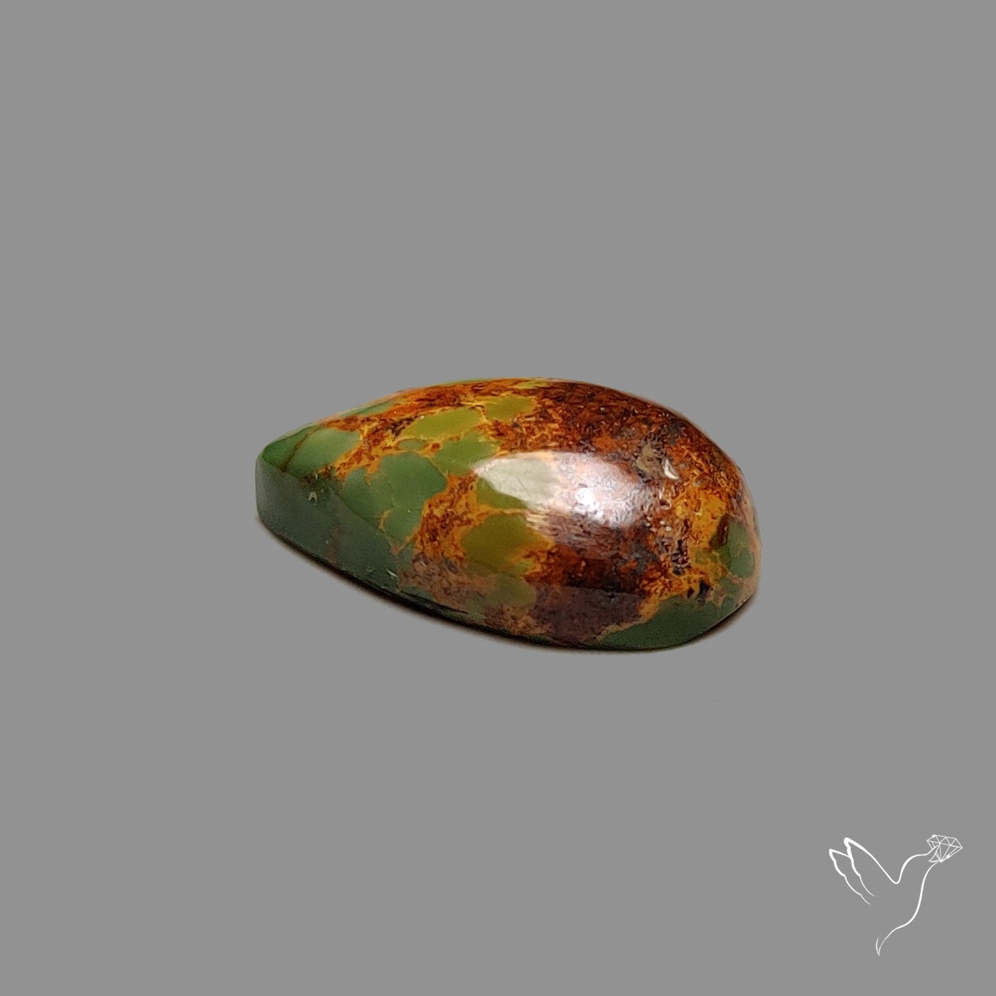 Hubei Green Turquoise Cabochon