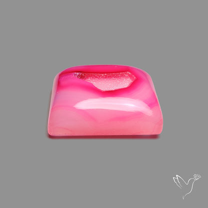 Pink Chalcedony Druzy Rani Chalcedony