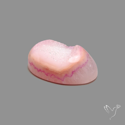 Pink Chalcedony Druzy Rani Chalcedony
