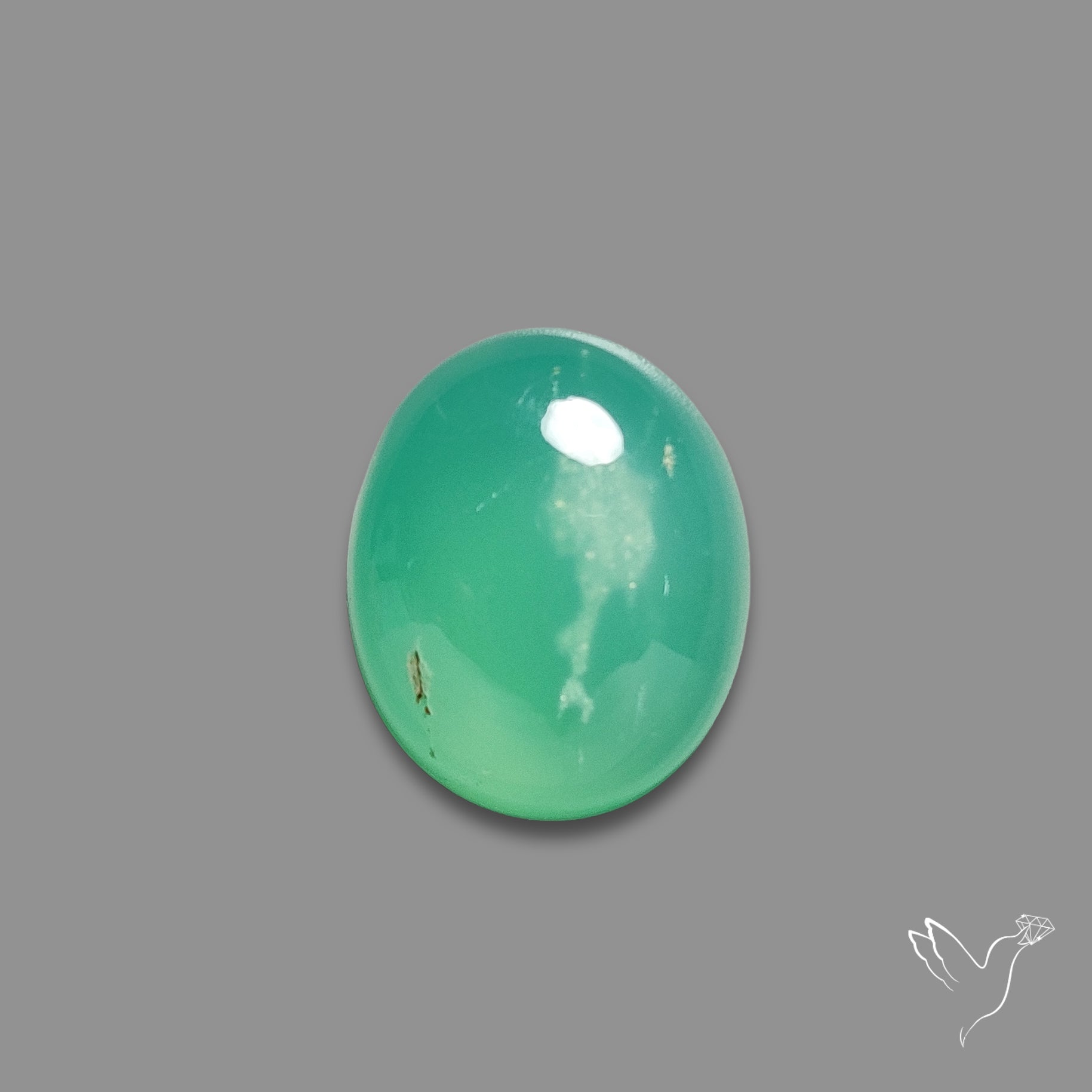 Gemmy Chrysoprase Cabochon
