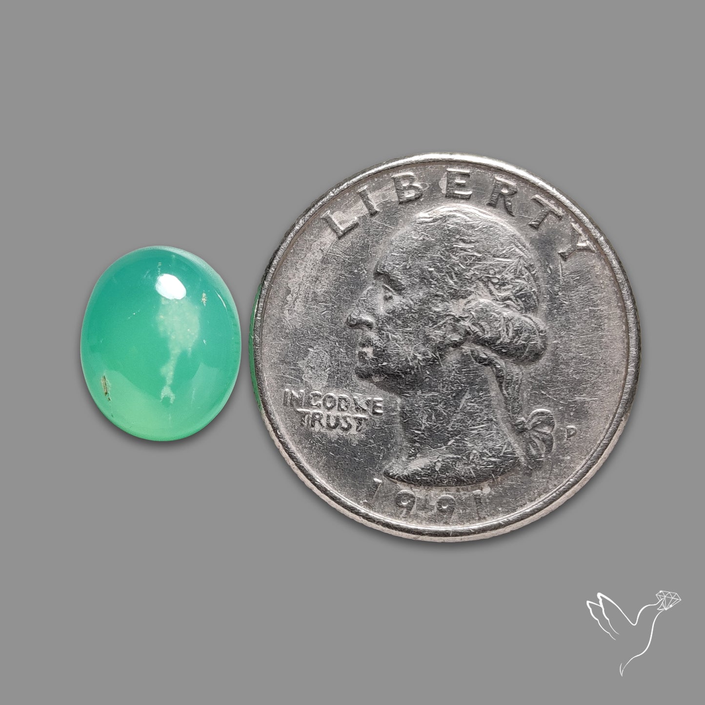 Gemmy Chrysoprase Cabochon