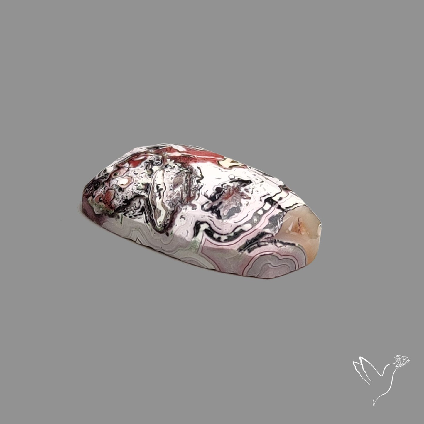 Rose Cut Snakeskin Jasper