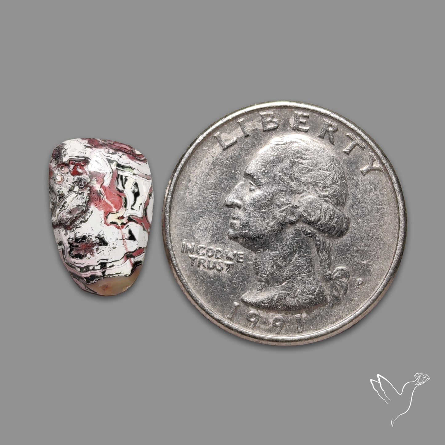 Rose Cut Snakeskin Jasper