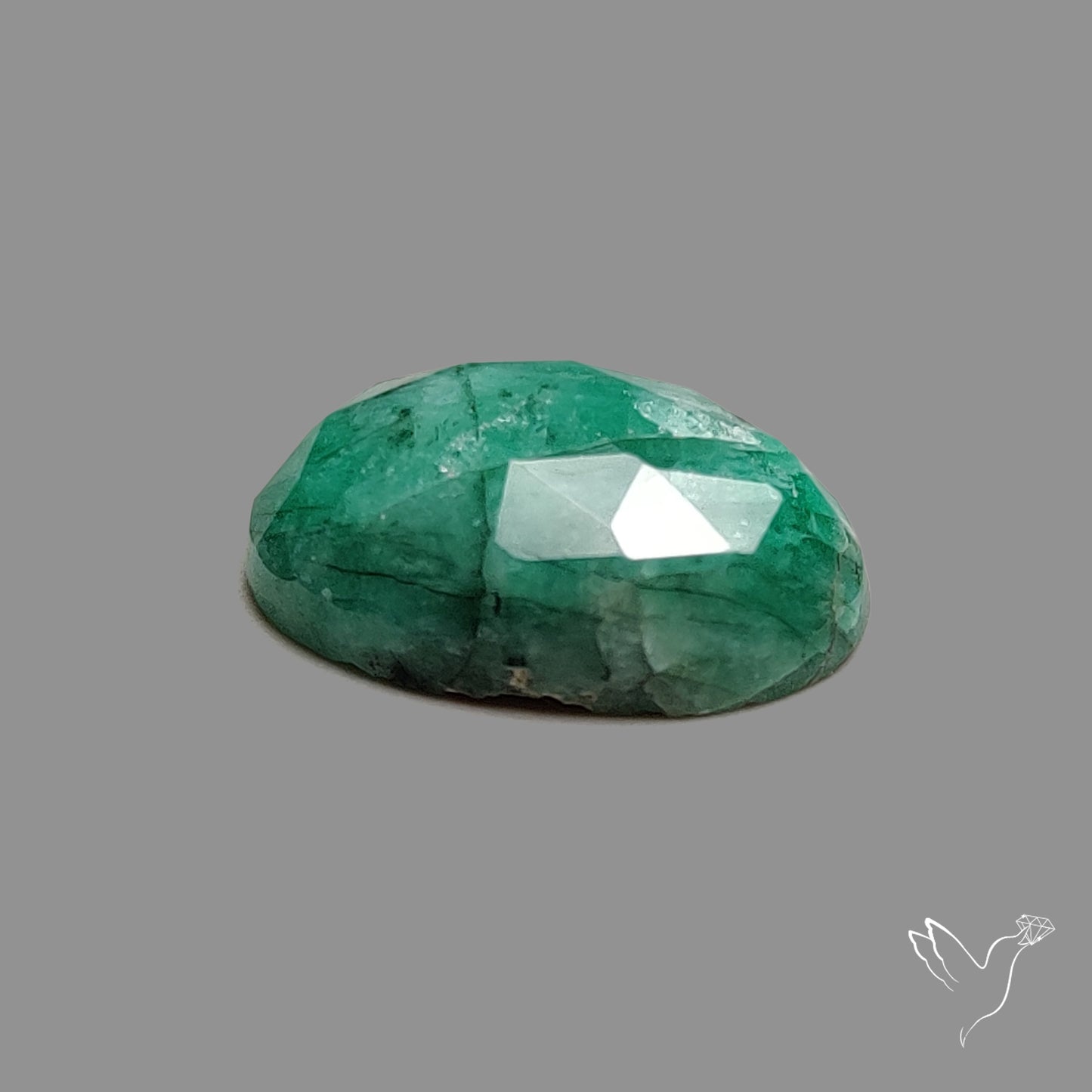Rose Cut Emerald