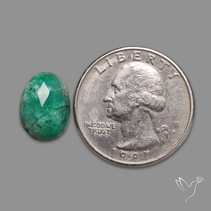 Rose Cut Emerald