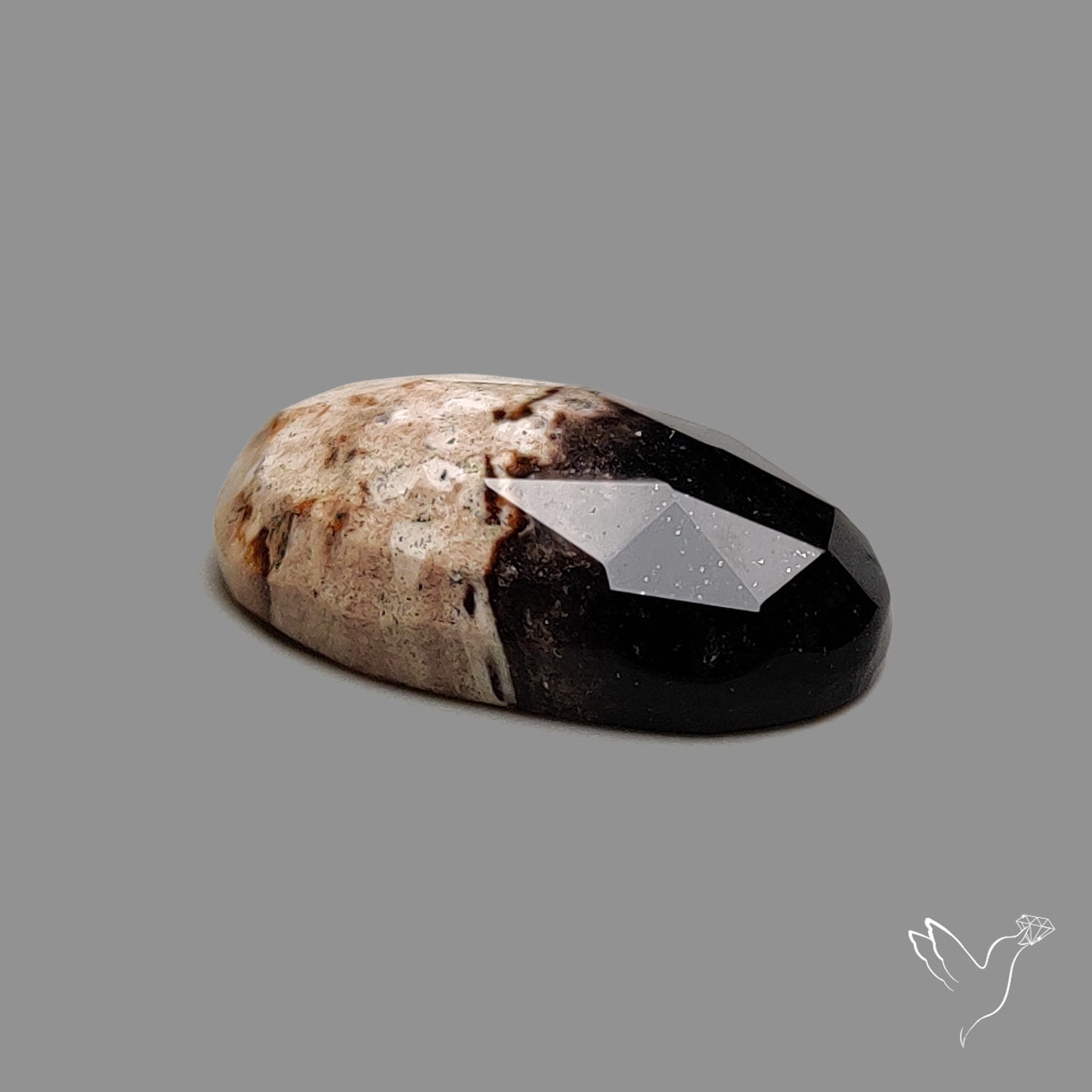 Rose Cut Indonesian Palmroot Agate