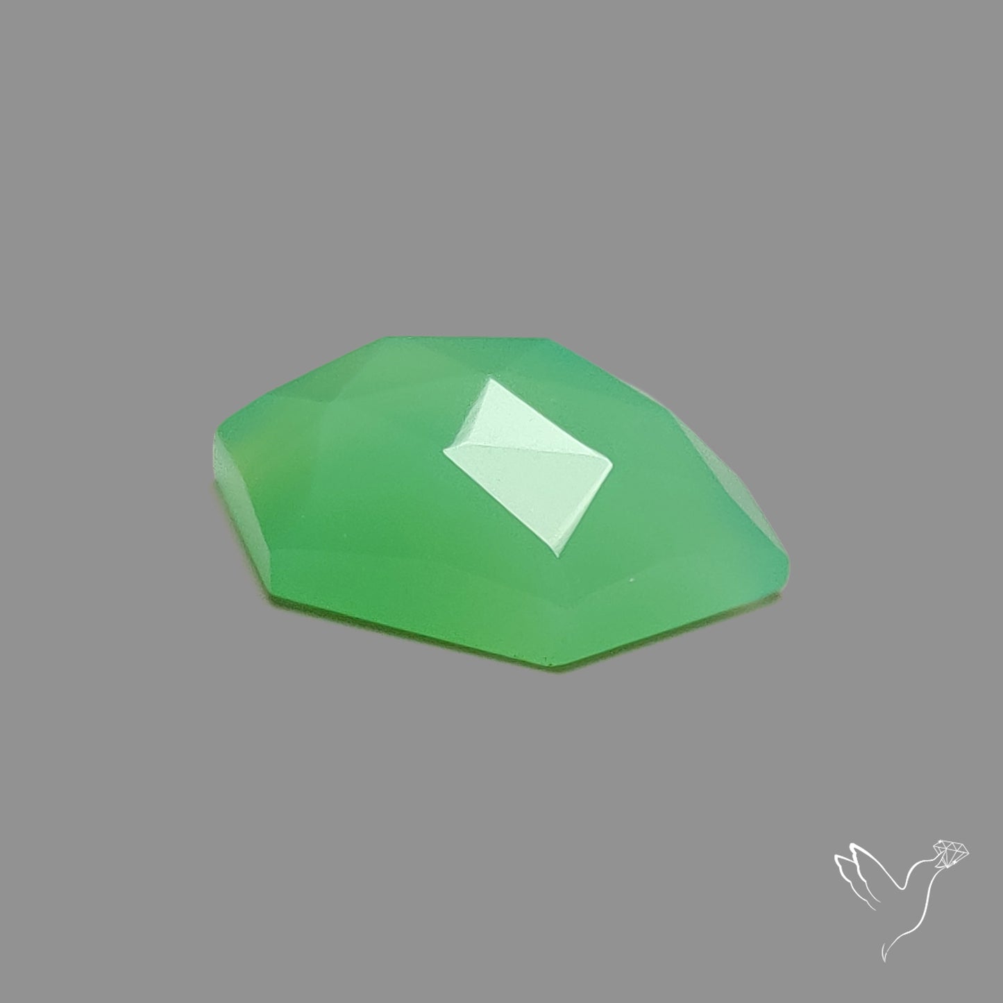Rose Cut Gemmy Chrysoprase