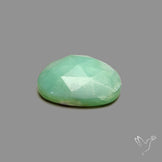 Rose Cut Gemmy Chrysoprase