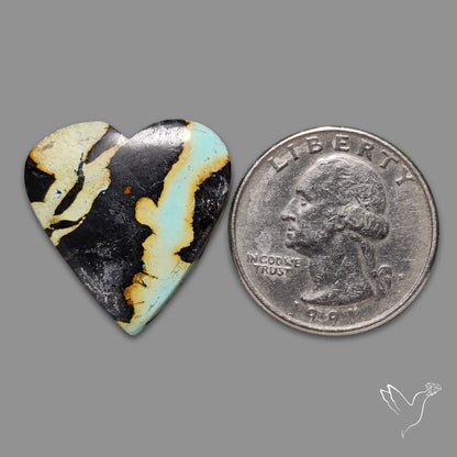 Blackjack Turquoise Heart