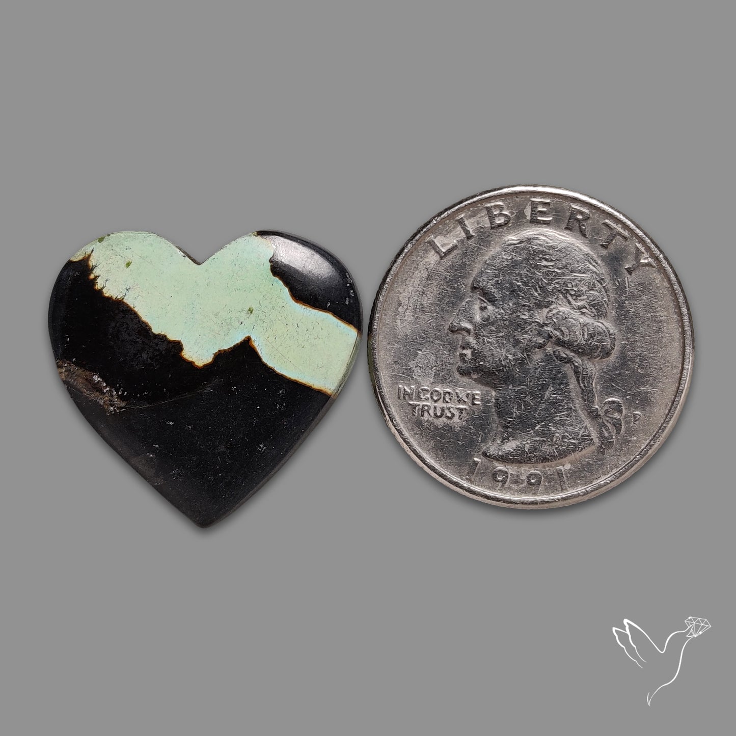 Blackjack Turquoise Heart