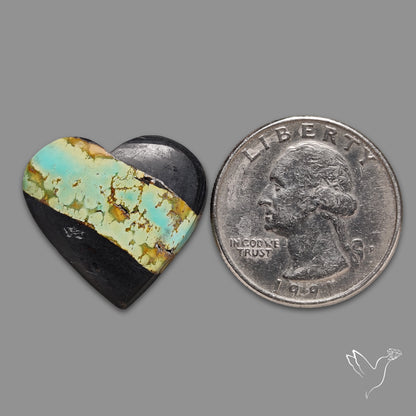 Blackjack Turquoise Heart