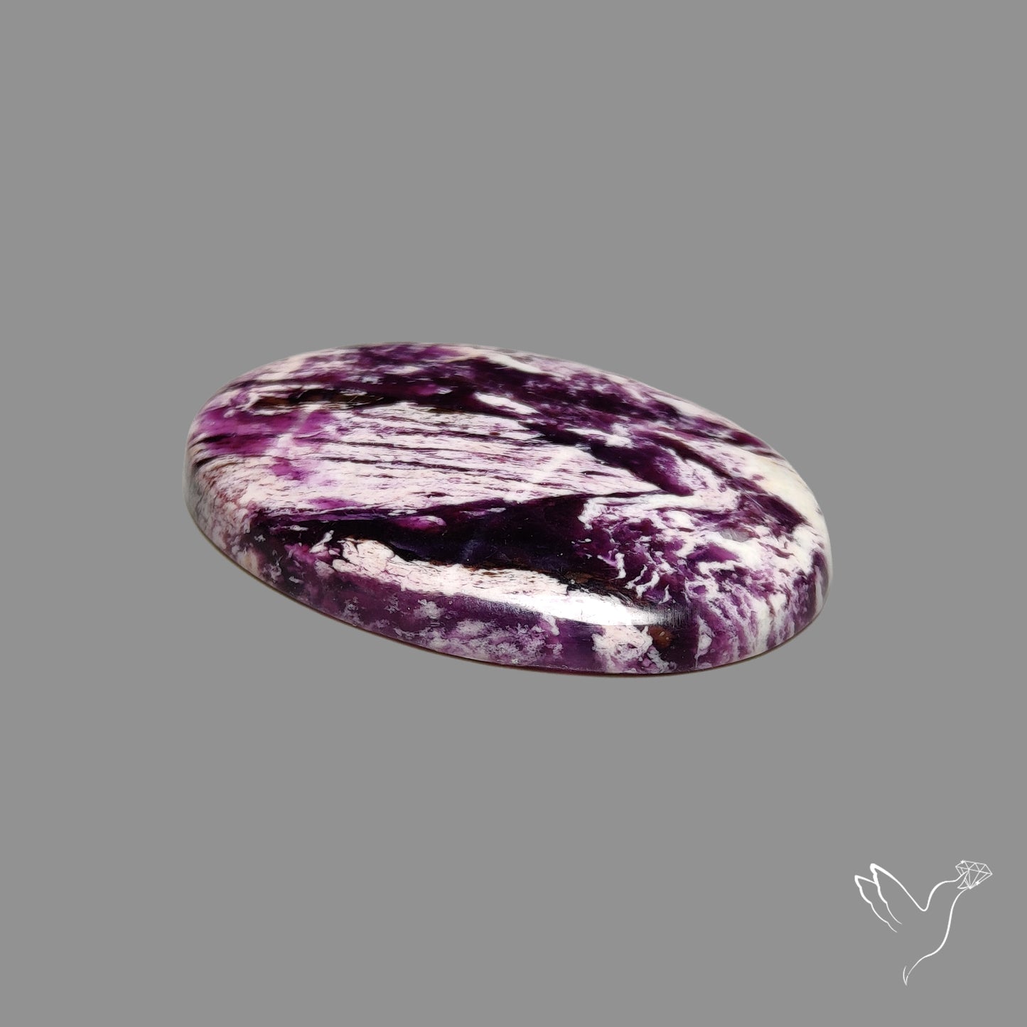 Rare Kammererite Cabochon Deep Purple Gemstone
