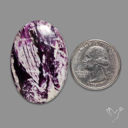 Rare Kammererite Cabochon Deep Purple Gemstone