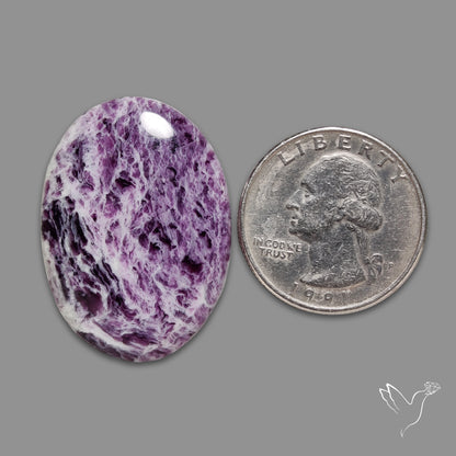 Rare Kammererite Cabochon Deep Purple Gemstone