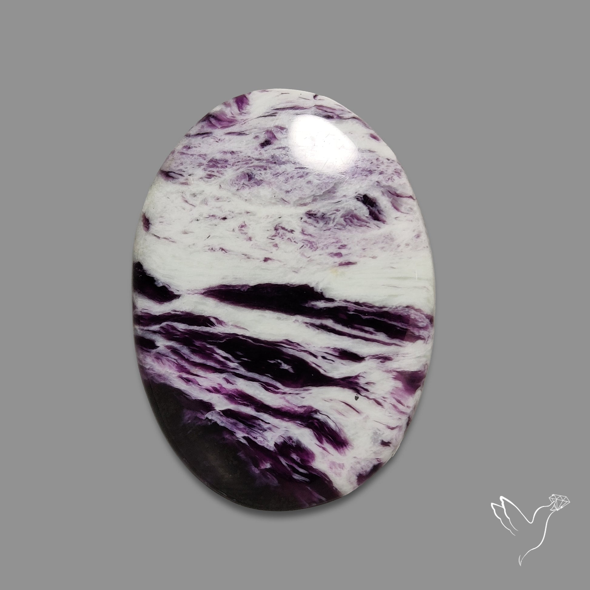 Rare Kammererite Cabochon Deep Purple Gemstone
