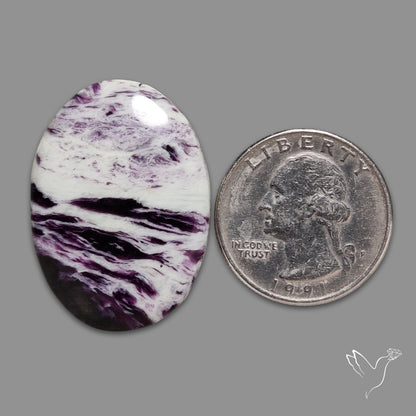 Rare Kammererite Cabochon Deep Purple Gemstone